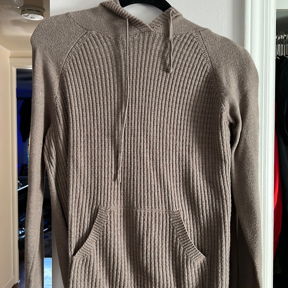 woman's hooded sweater